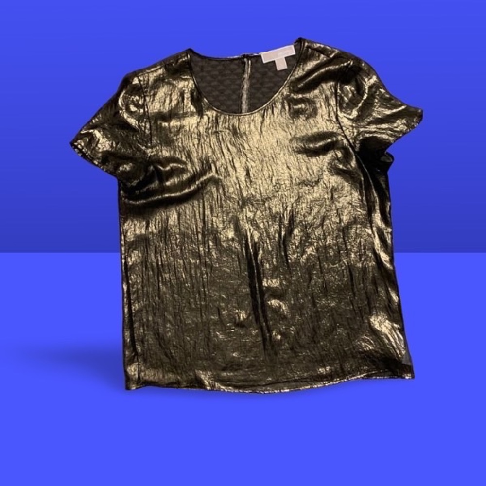 Michael Kors Metallic Top